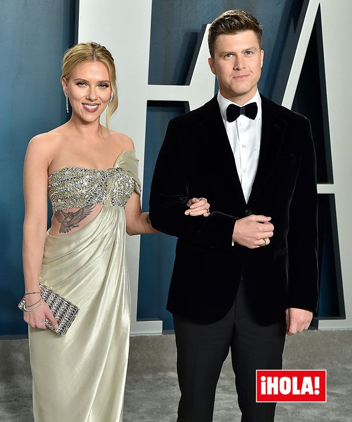 Scarlett Johansson y Colin Jost