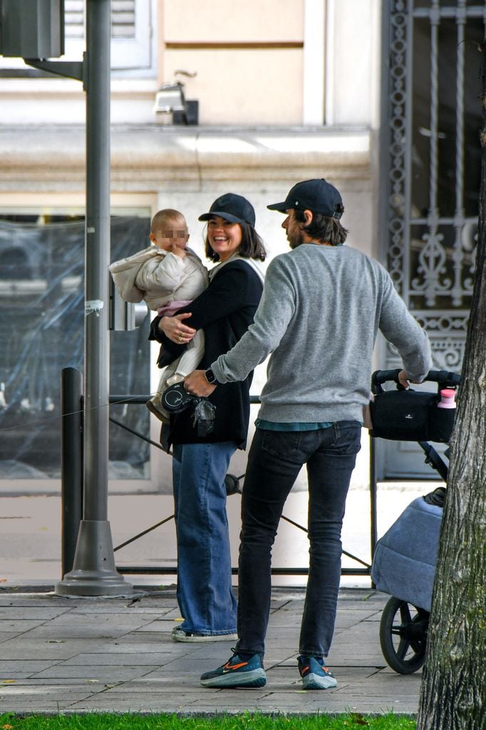 Isabel Junot y Álvaro Falcó con su hija Philippa