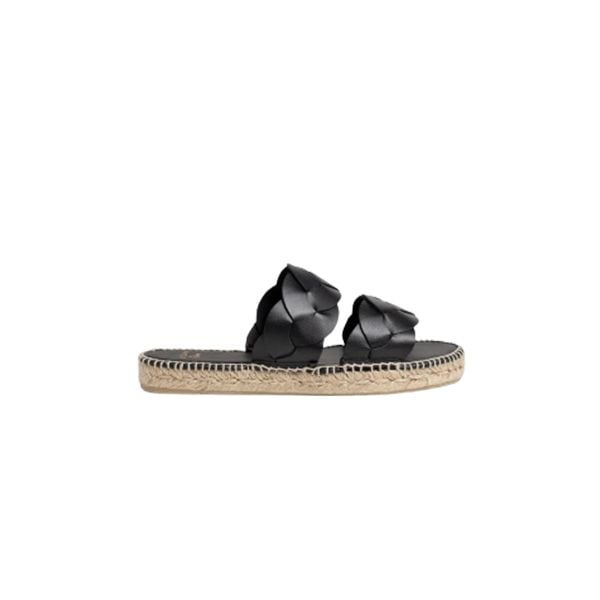 sandalias negras