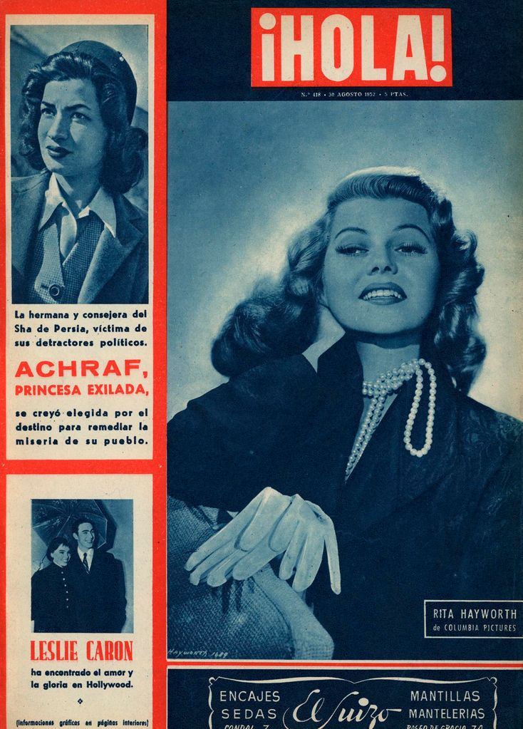 Rita Hayworth portadas ¡HOLA!