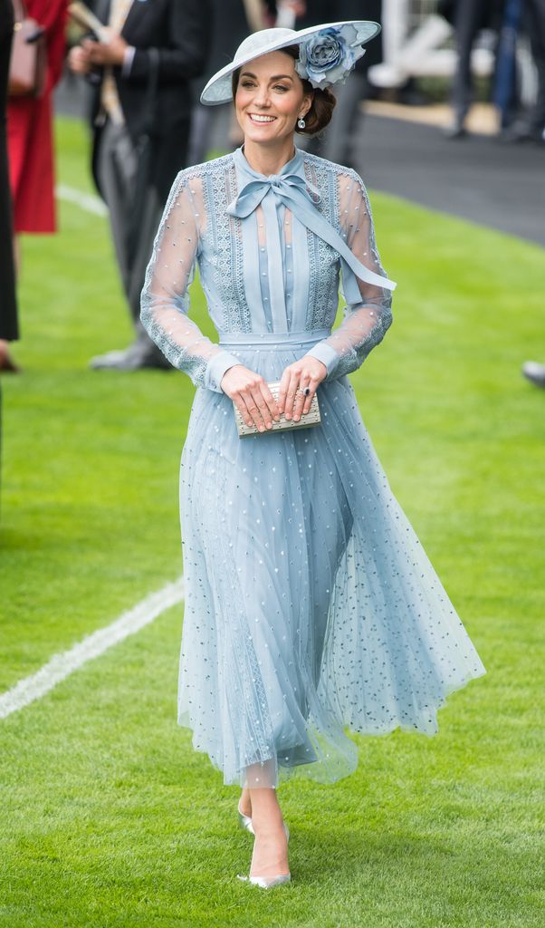 La princesa de Gales en su aparición en Royal Ascot de 2019.