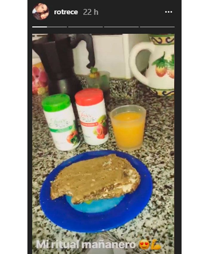 rocio flores instagram desayuo