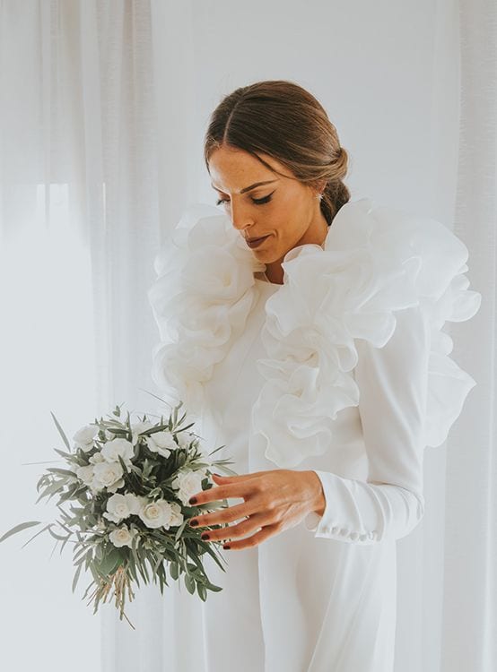 Look de novia para una boda civil