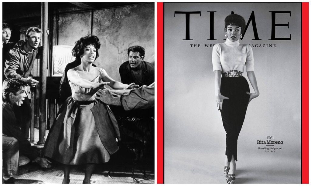 
In 1961, Rita Moreno estuvo en la portada de la revista Time
