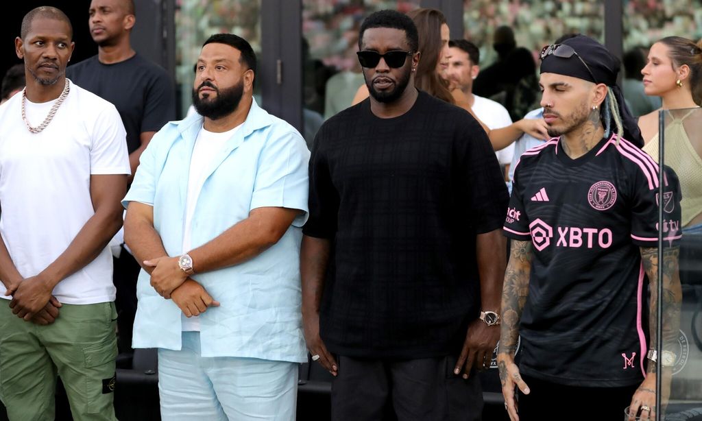 Ray Allen, DJ Khaled, Puff Daddy y singer Rauw Alejandro