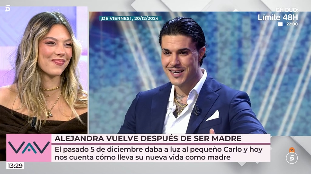 Alejandra Rubio vuelve al trabajo tras ser madre