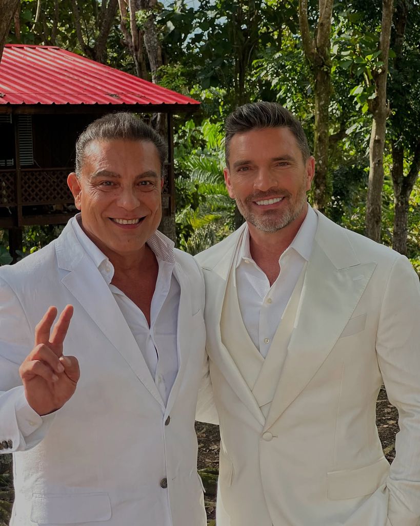 Osvaldo Ríos le expresó a Julián Gil sus mejores deseos por su boda.