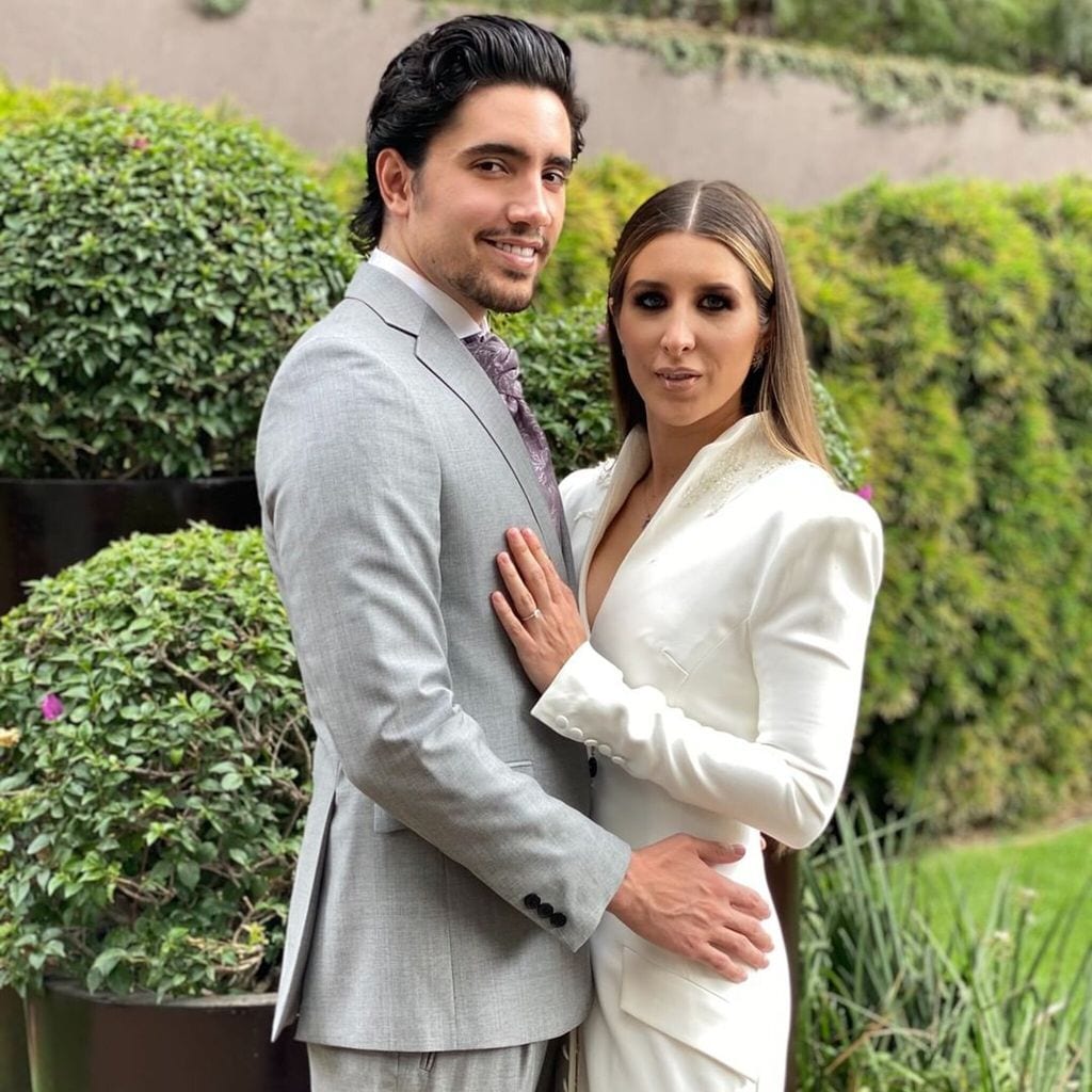 Alejandro Fernández Jr. y su esposa, Alexia Hernández