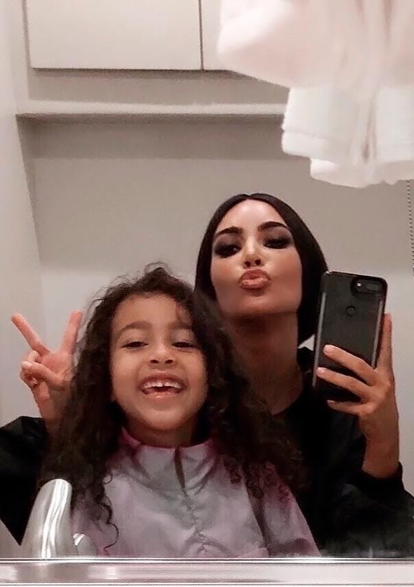 Kim Kardashian y North West