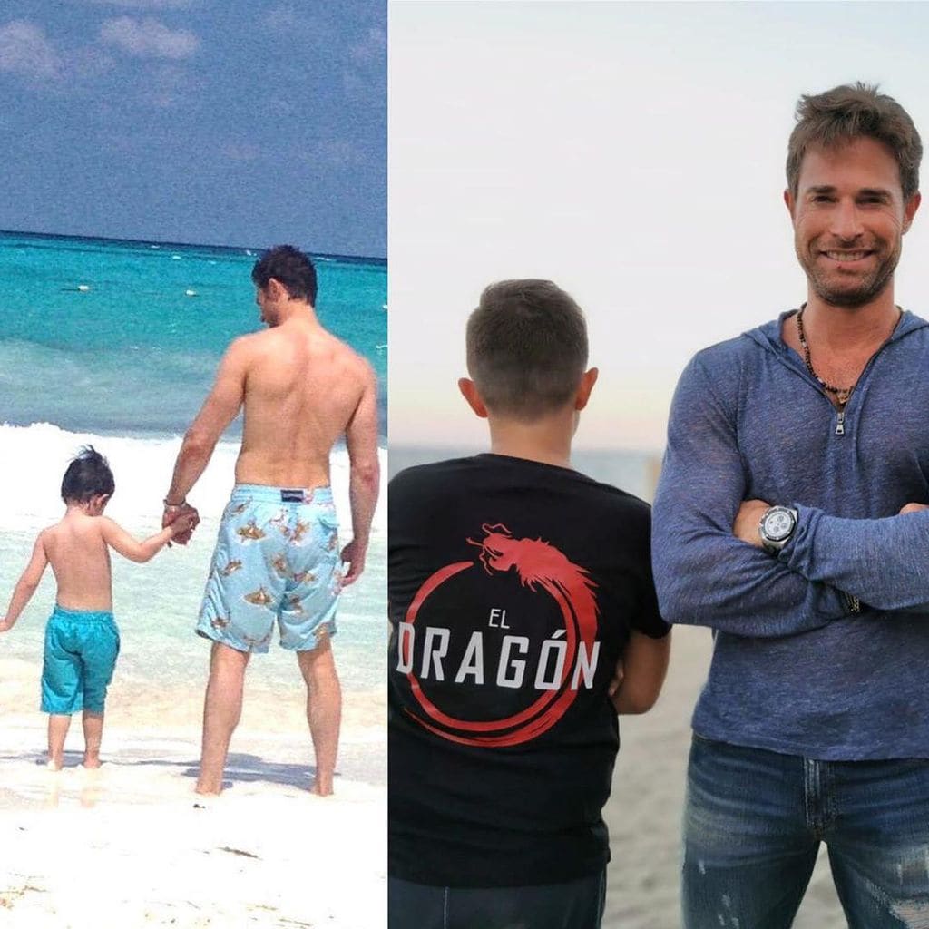 Sebastian Rulli y su hijo