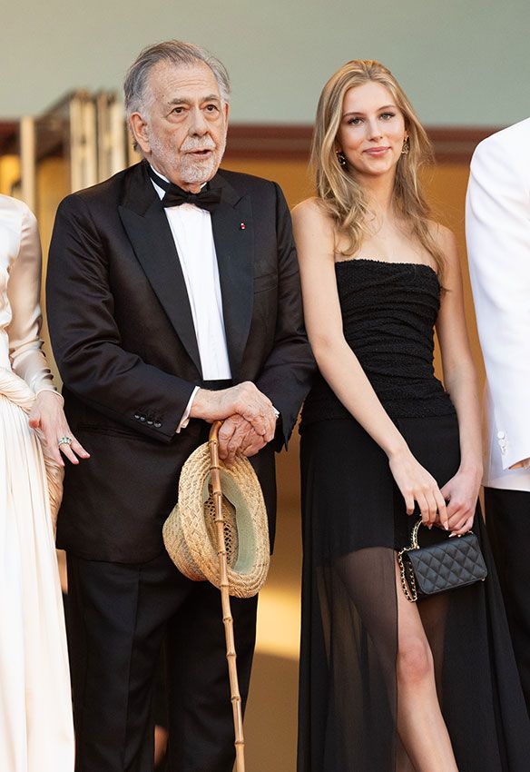 Romy Mars con su abuelo Francis Ford Coppola