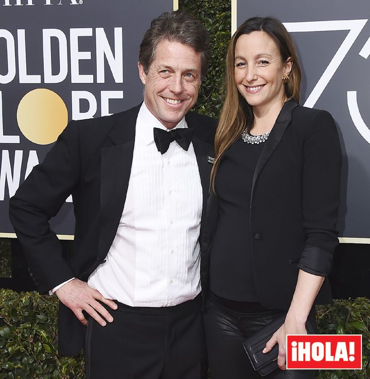 Hugh Grant padre quinta vez Globos de oro