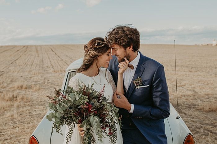 vestido de novia viral Evelin Nora