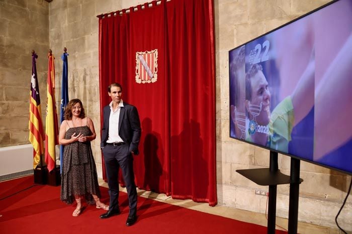 Rafa Nadal recibe un homenaje en Mallorca