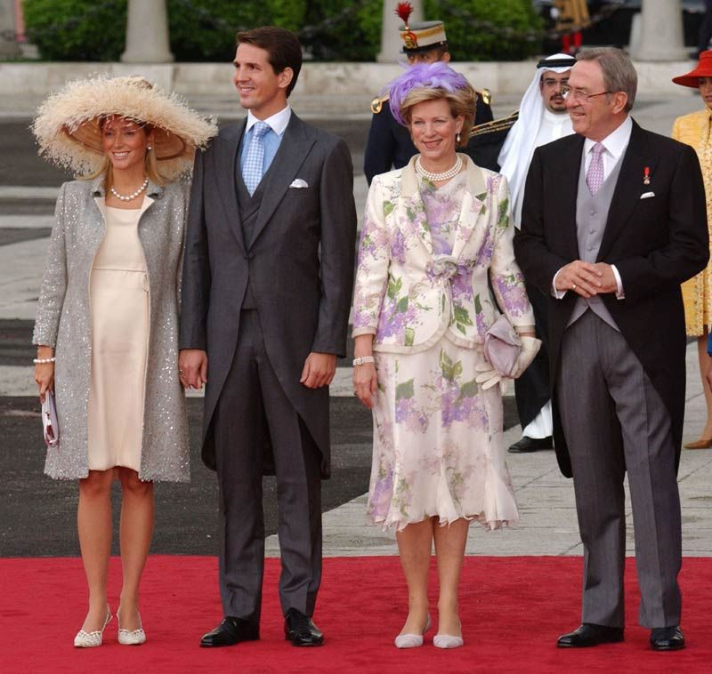 Constantino y Ana María de Grecia con Pablo y Marie-Chantal de Grecia