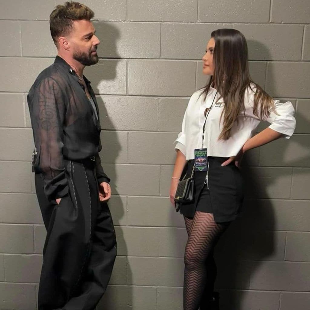 Ricky Martin y Chiquinquirá Delgado