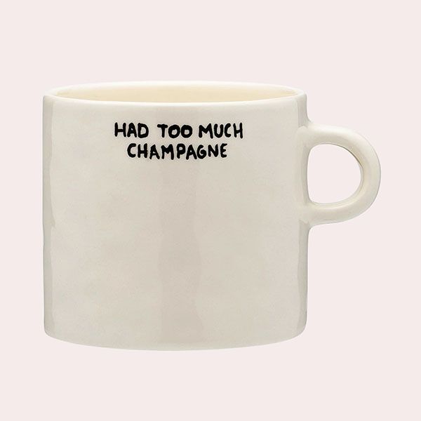 Too Much Champagne Mug Wow