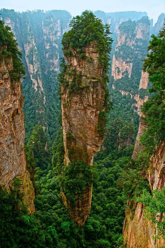 parque nacional zhangjiajie  china