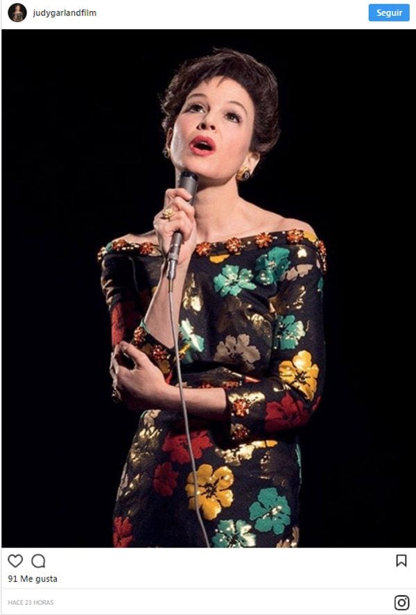 Renée Zellwegger como Judy Garland