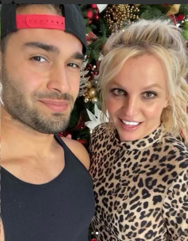   Britney Spears and Sam Asghari