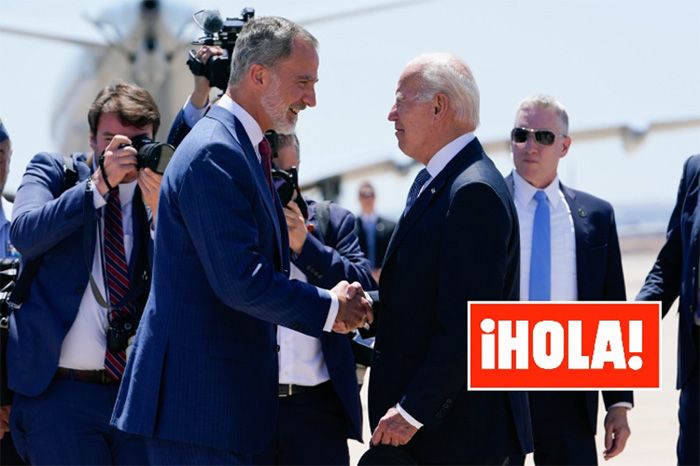 El rey Felipe con Joe Biden