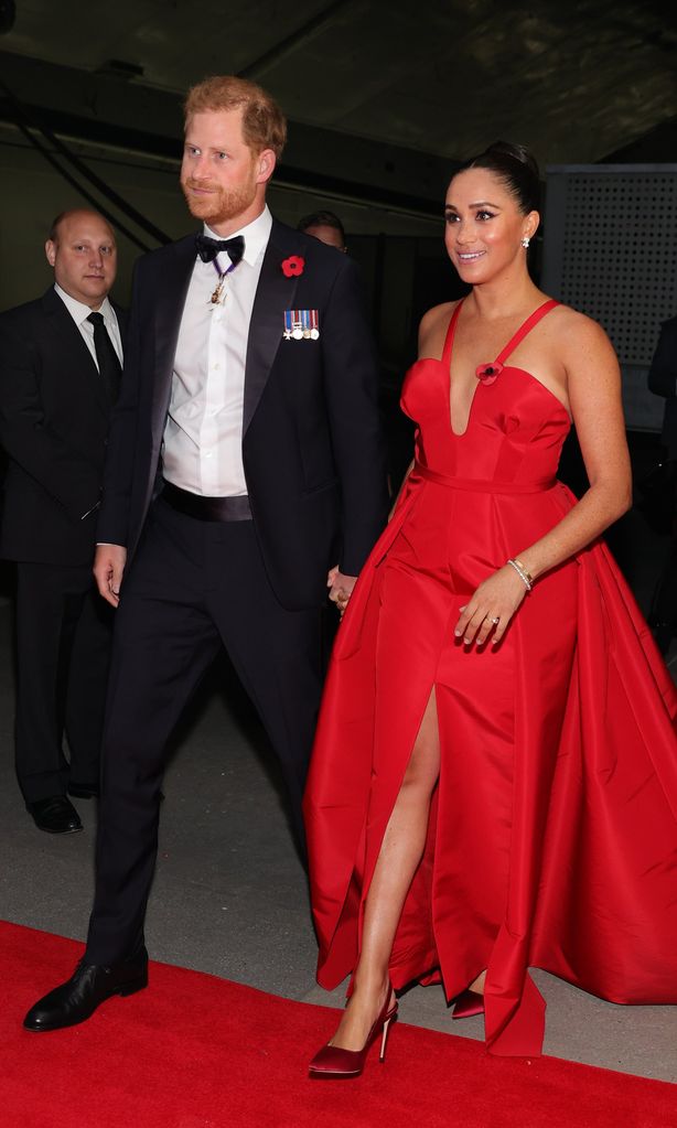 Prince Harry and Meghan Markle attended the Salute to Freedom Gala in New York City on Nov. 10