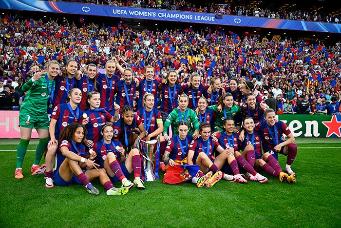 El Fútbol Club Barcelona femenino vence a su eterno rival: el Olympique de Lyon