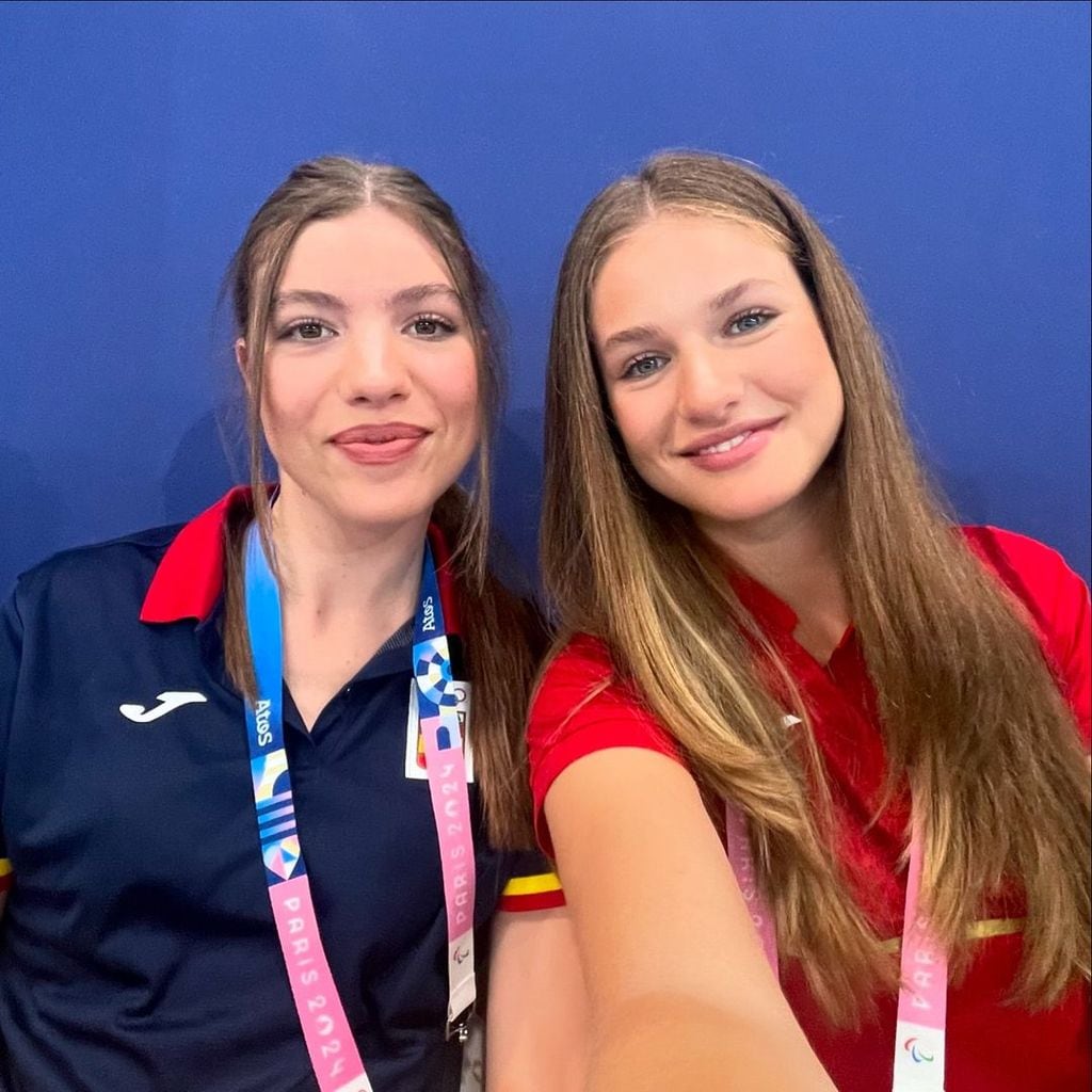 Princesa Leonor e Infanta Sofía. Juegos Olímpicos París 2024