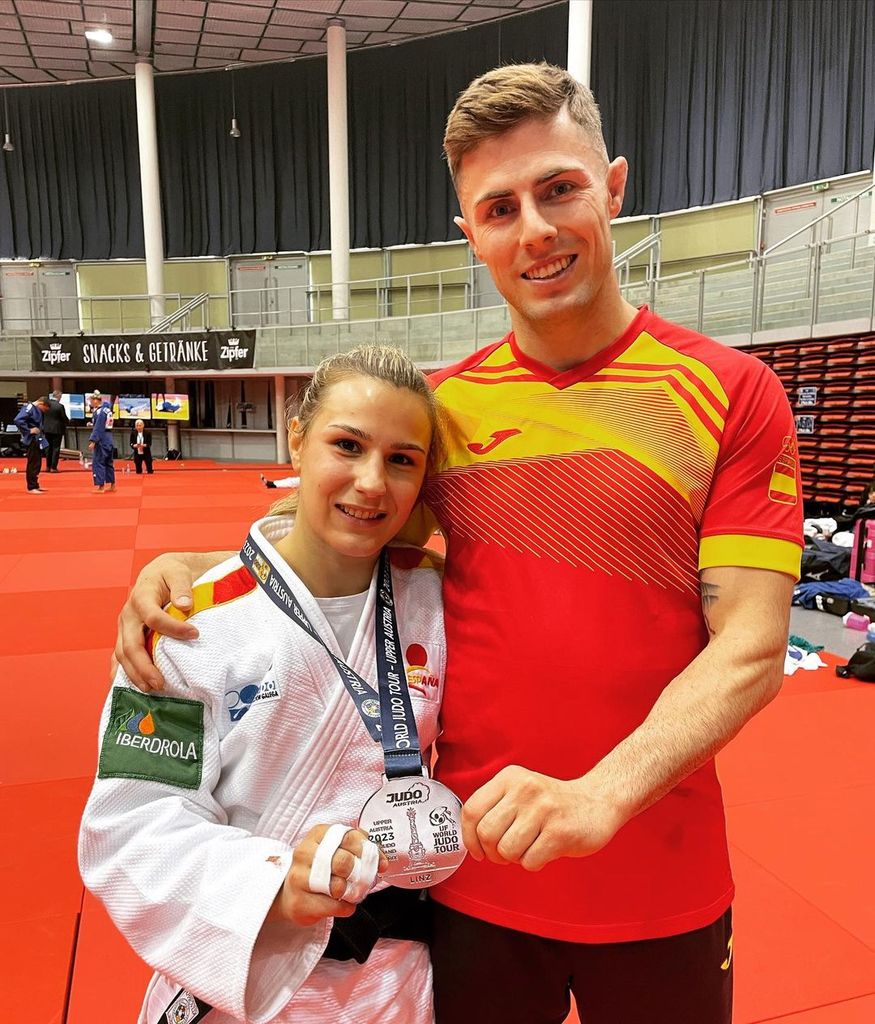 Laura Martínez y Josean Aranda, dos judocas españoles, se comprometen en los Juegos Olímpicos de París, julio 2024