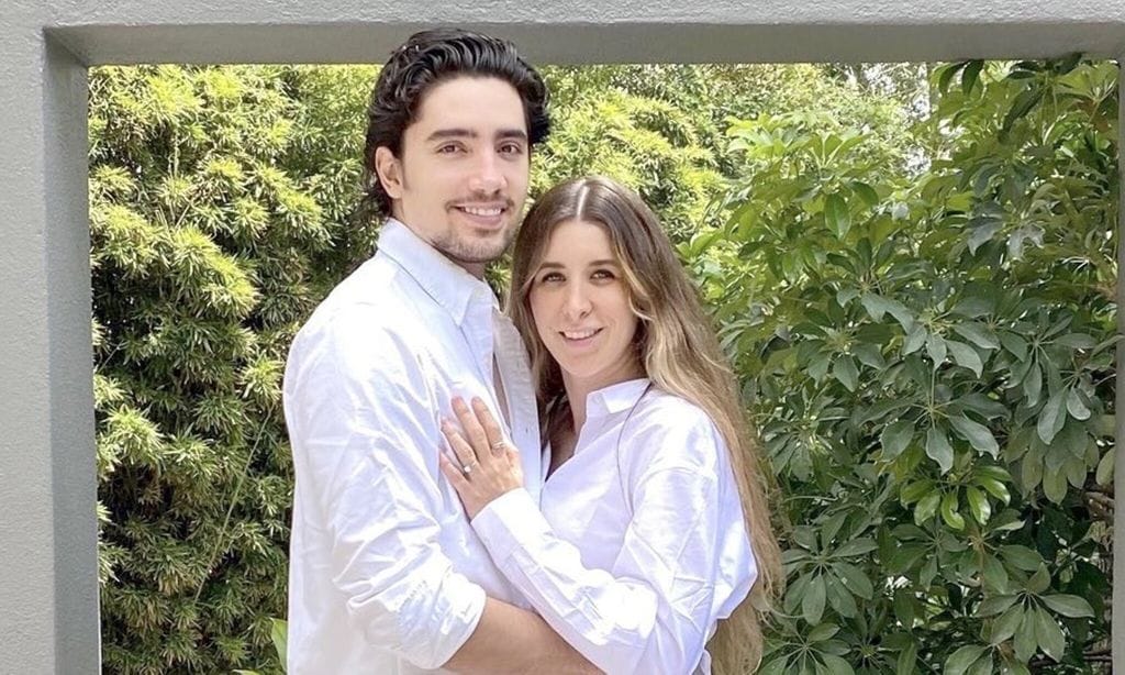 Álex Fernández y su esposa Alexia