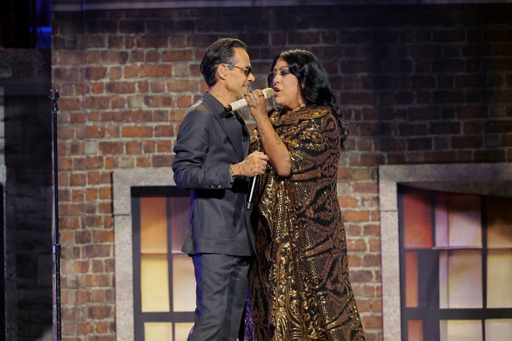 Marc Anthony y La India vuelven a cantar en la gala de los Grammy Latinos 2024 en Miami