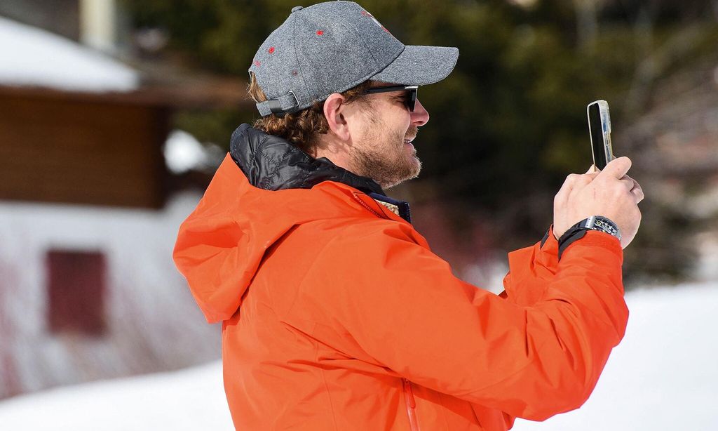 Pierre Casiraghi en la nieve