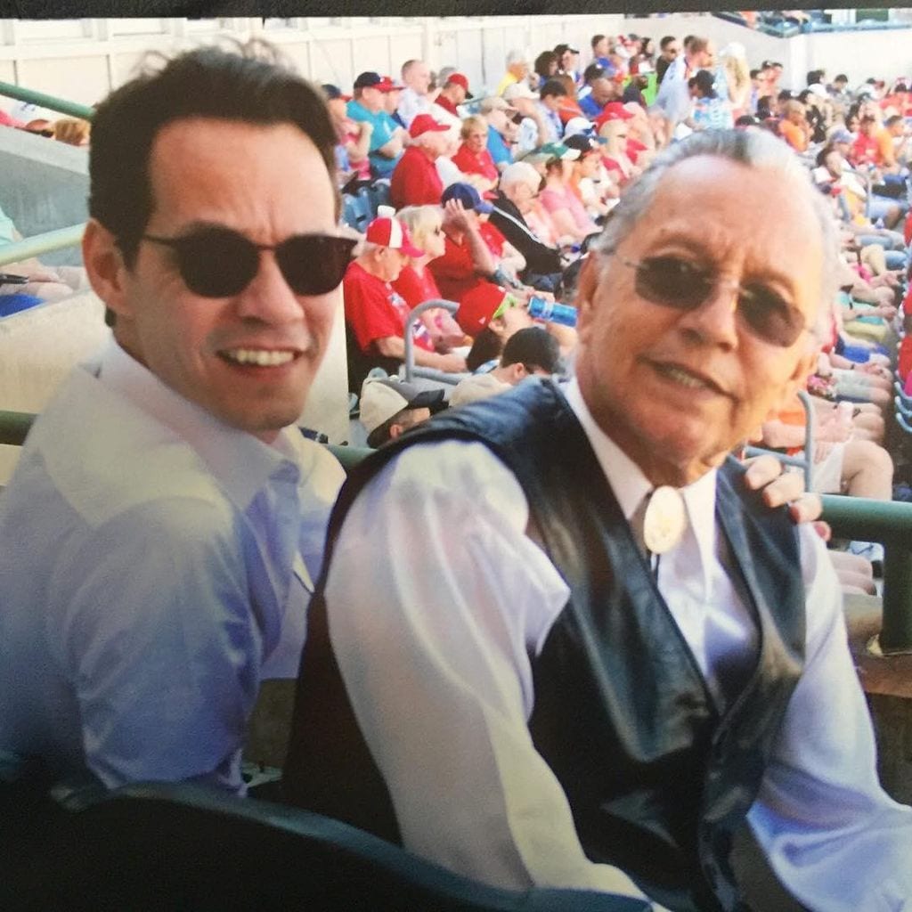 Marc Anthony y su padre