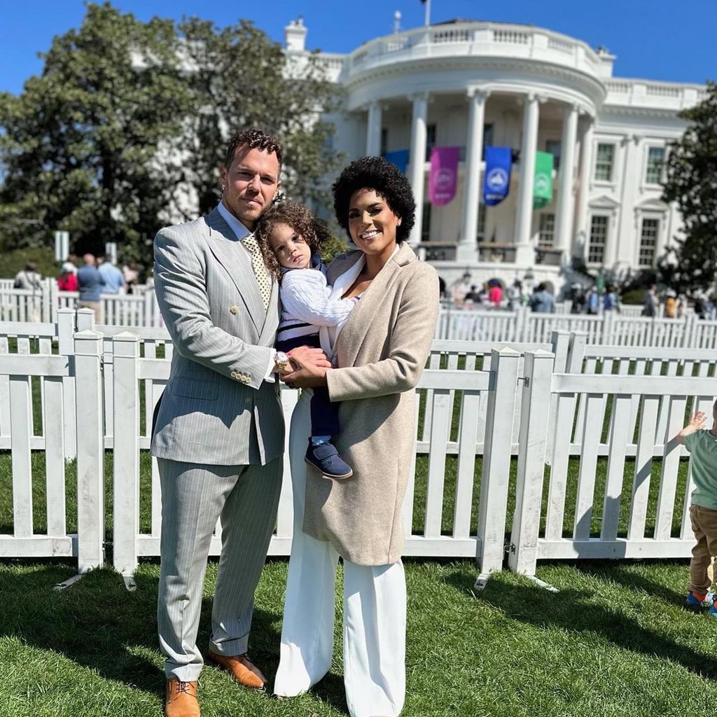 francisca y su familia en el white house easter egg roll 2023