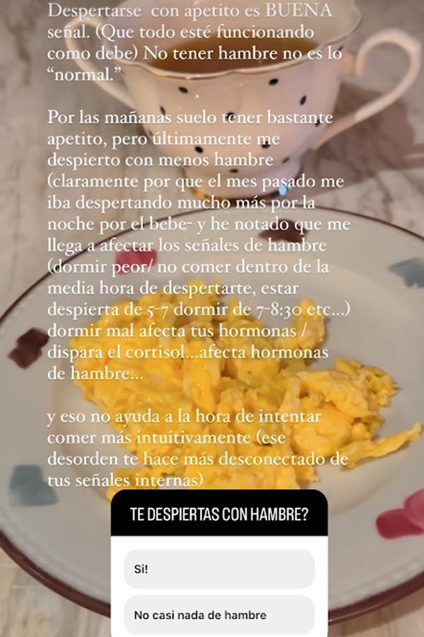 isabelle junot desayuno saludable