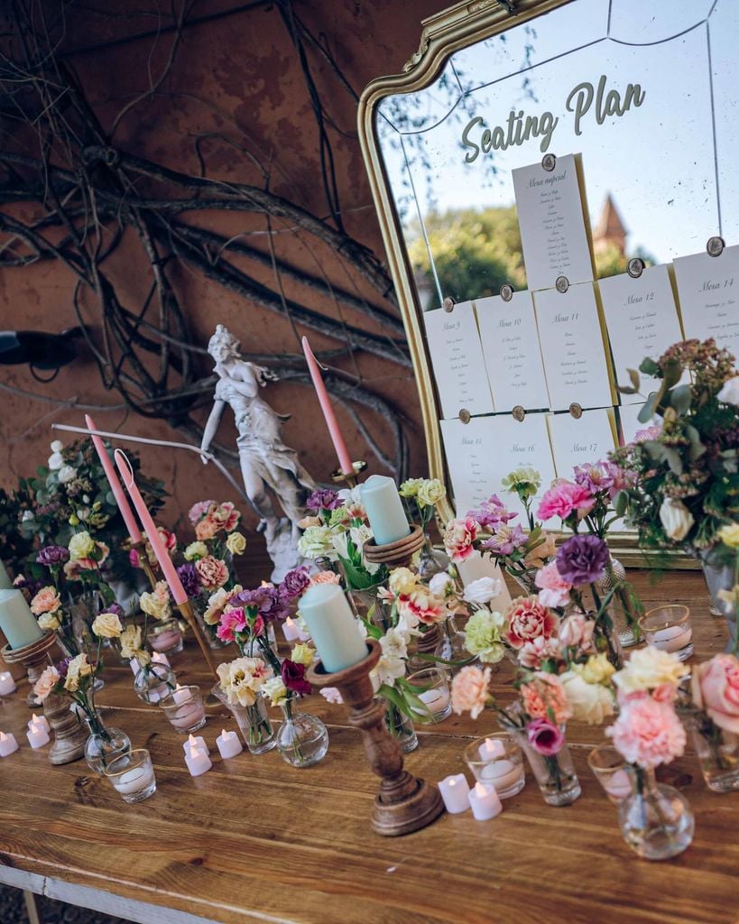 Decoración de bodas con candelabros