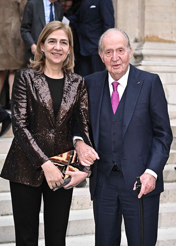 Don Juan Carlos y la infanta Cristina