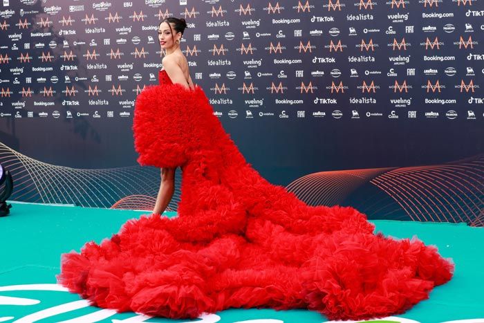 Chanel en la fiesta de inauguración de eurovisión