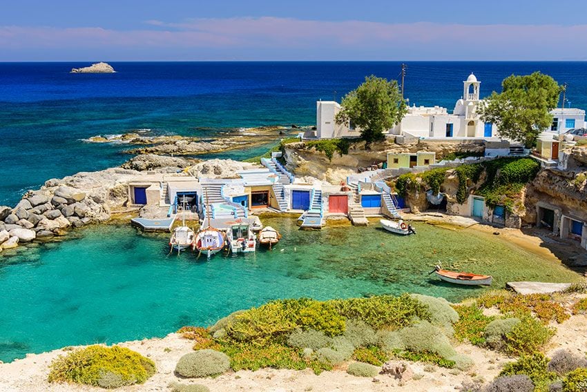 milos grecia