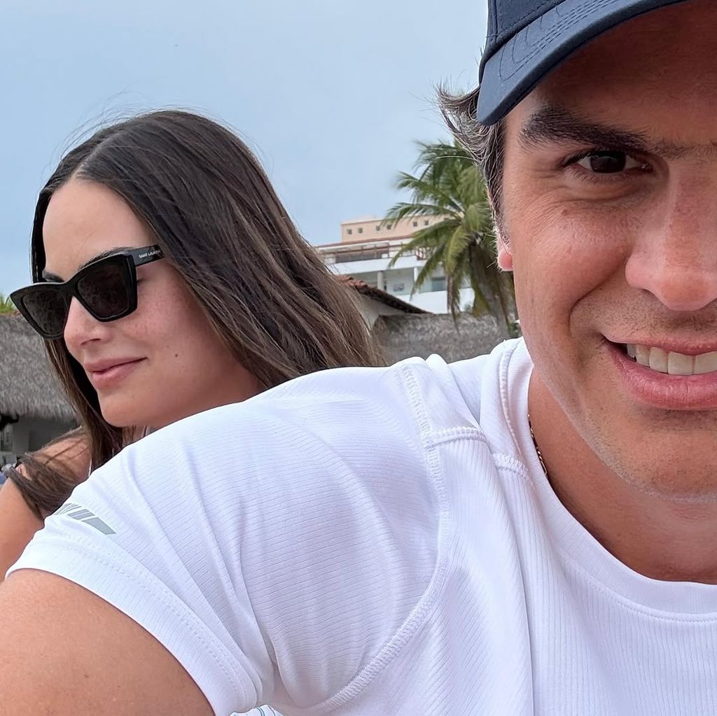 Ximena Navarrete y su esposo, Juan Carlos Valladares