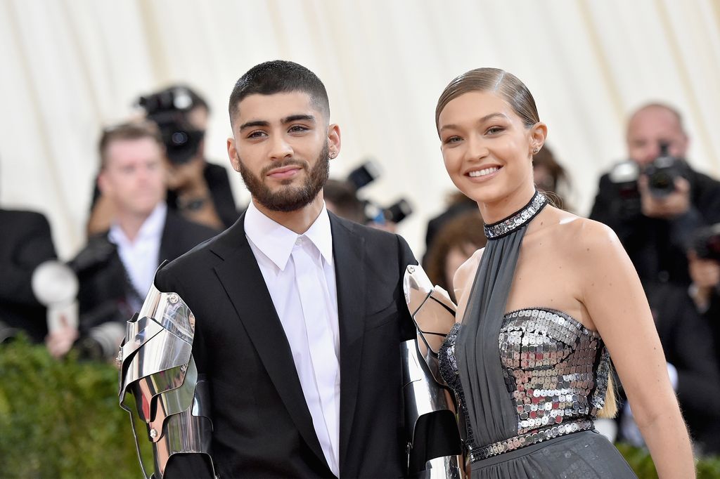 Zayn Malik y Gigi Hadid. 2016