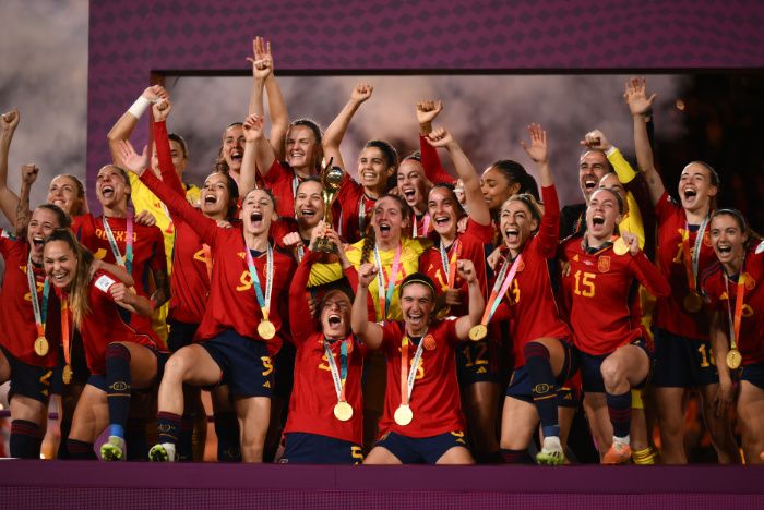 Las jugadoras de La Roja