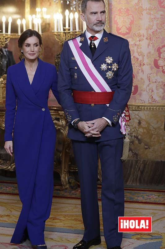 Los reyes Felipe y Letizia arrancan su agenda oficial de 2020 con la Pascua Militar