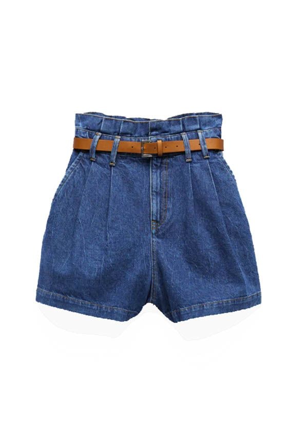 shorts paper bag bajitas zara