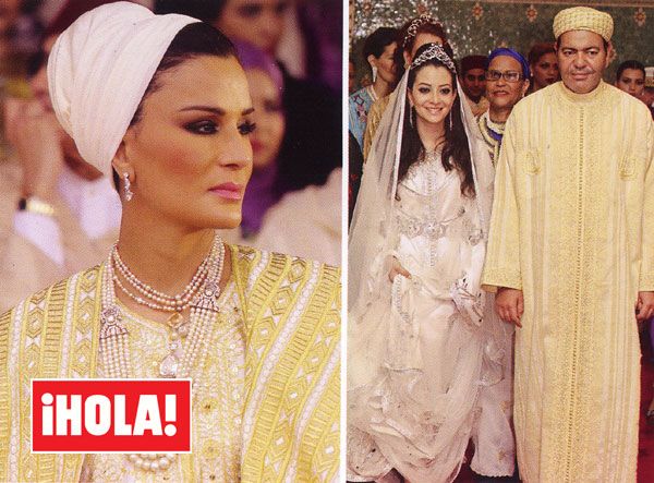 La revista ¡HOLA! publica esta semana fotografías exclusivas de la fastuosa Boda Real de Marruecos