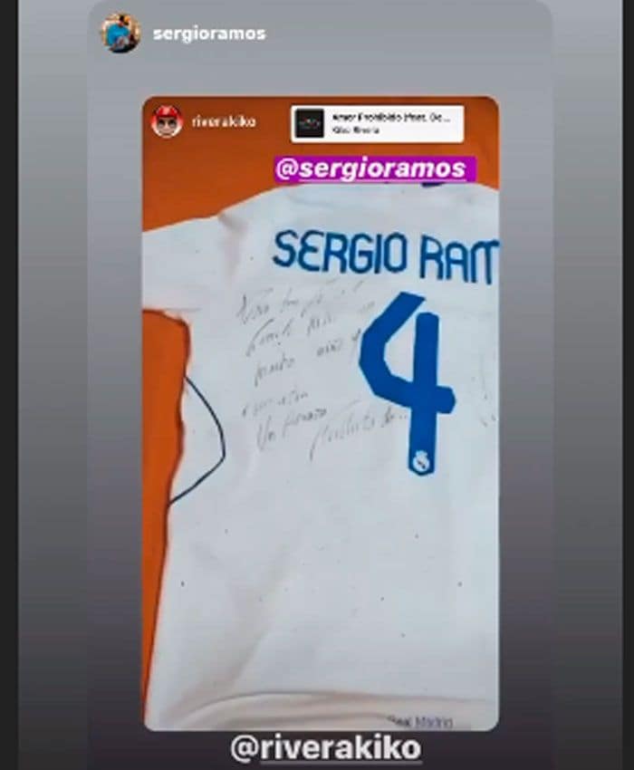 Kiko Rivera y la camiseta de Sergio Ramos