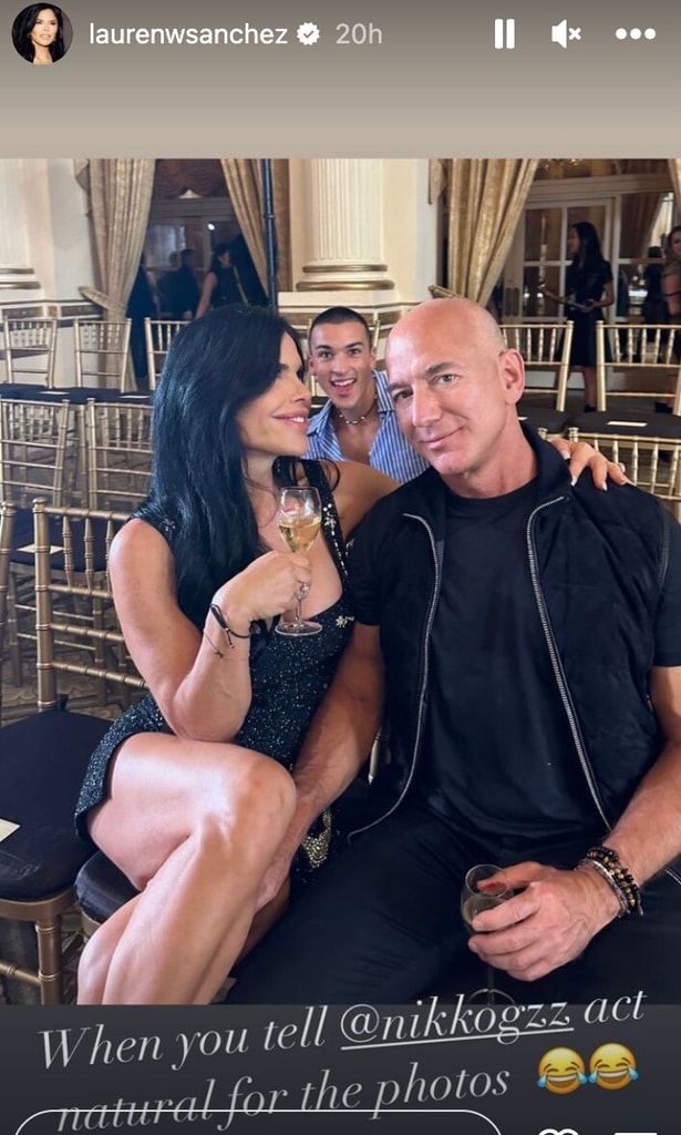 Lauren, Jeff Bezos and Nikko Gonzales