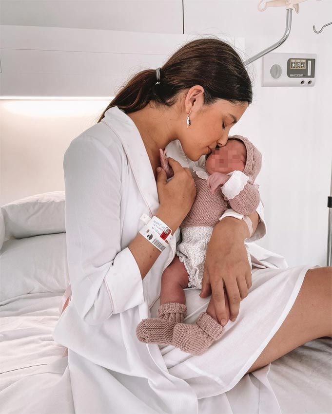 María García de Jaime con su hija Catalina