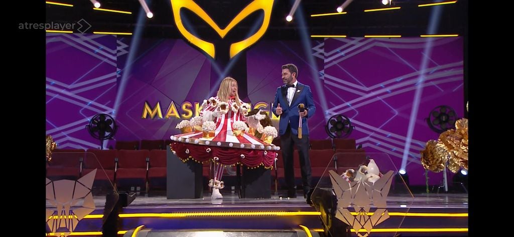 Ana Obregón y Arturo Valls en el programa Mask Singer