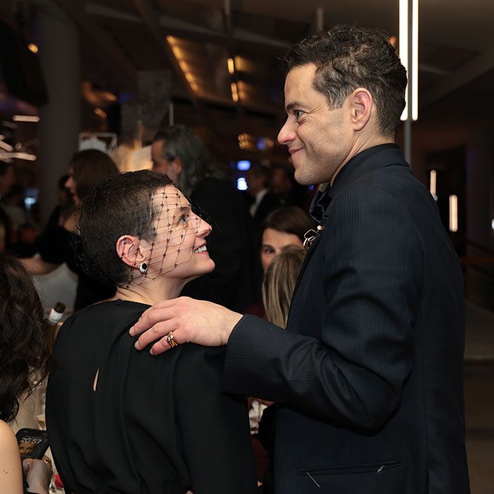 Rami Malek y su novia, Emma Corin